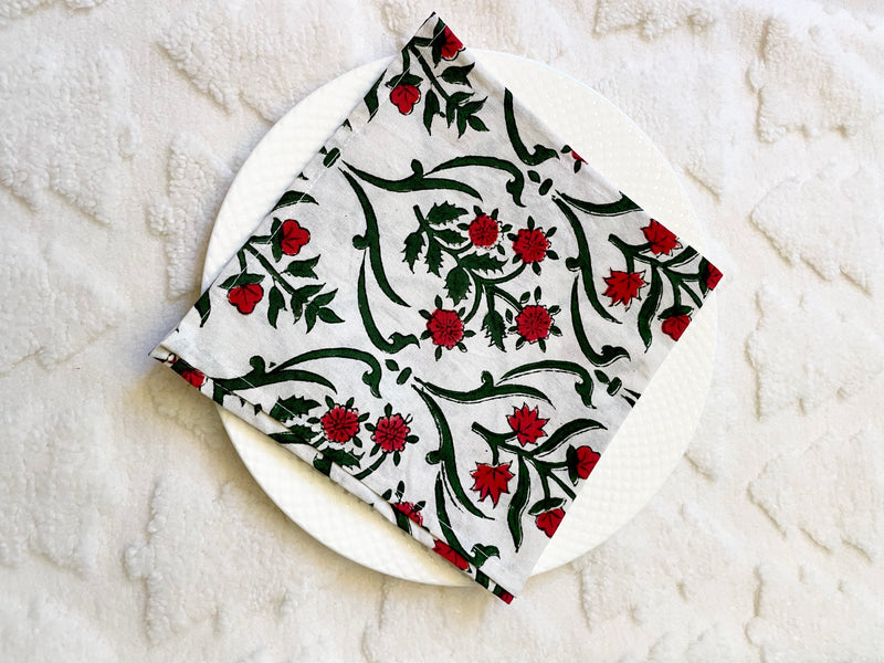 Block Print Napkins- 2024