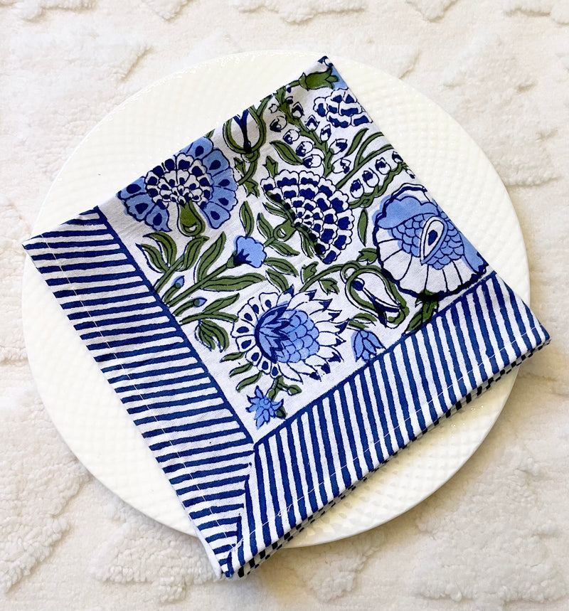 Block Print Napkins- 2024